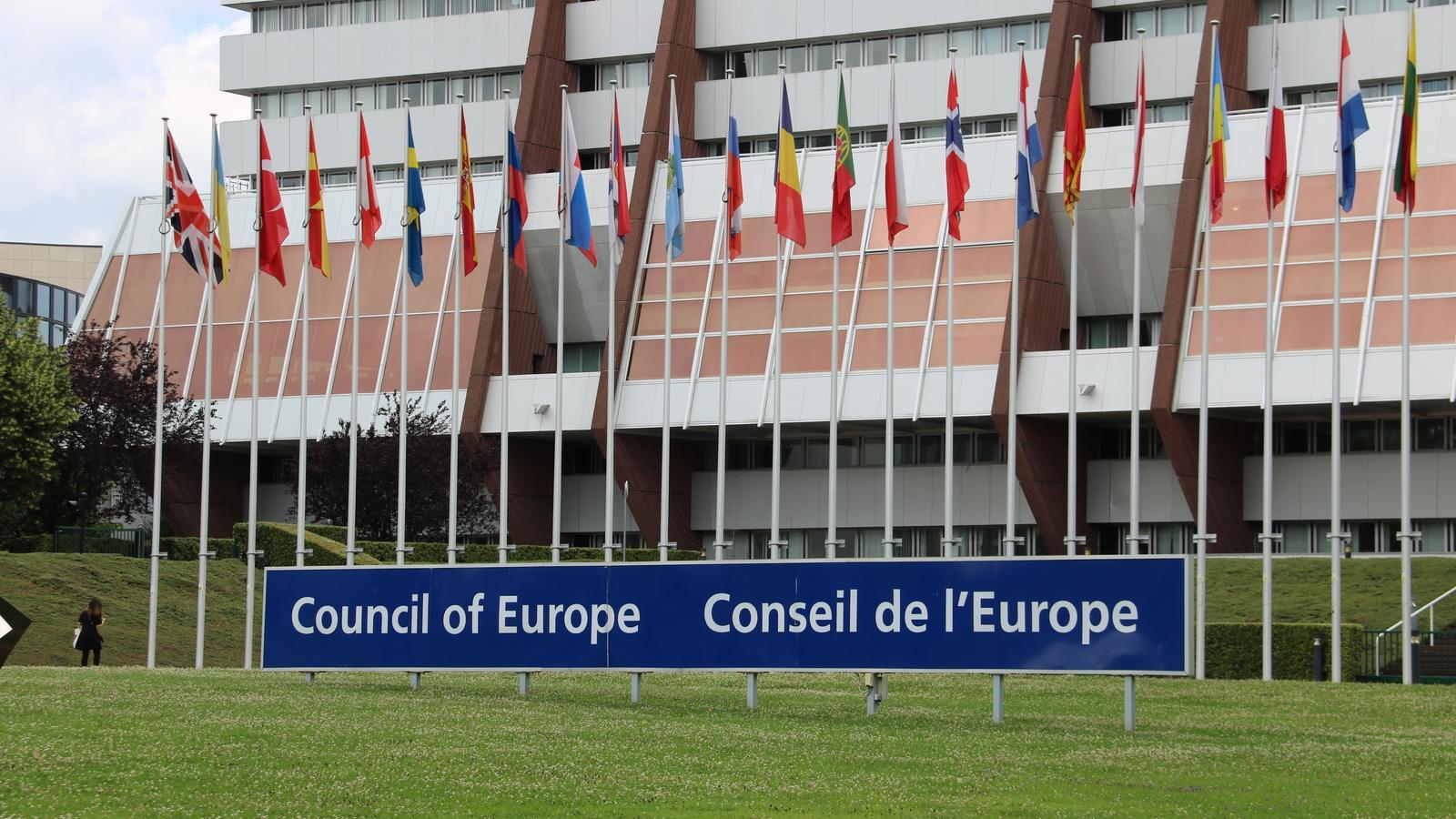 Exterior del Consell d'Europa, a Estrasburg