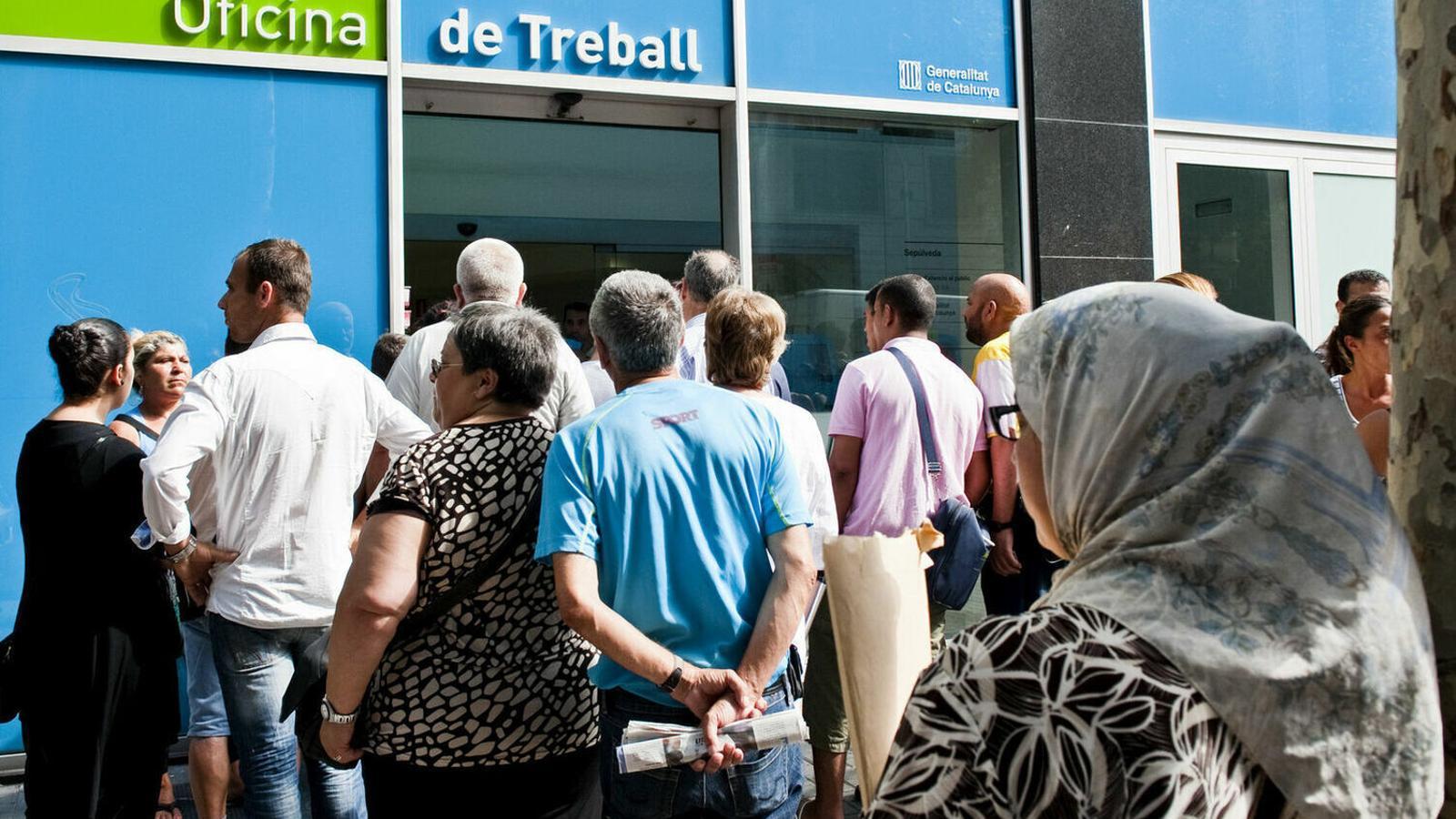 Una oficina de treball del SOC.