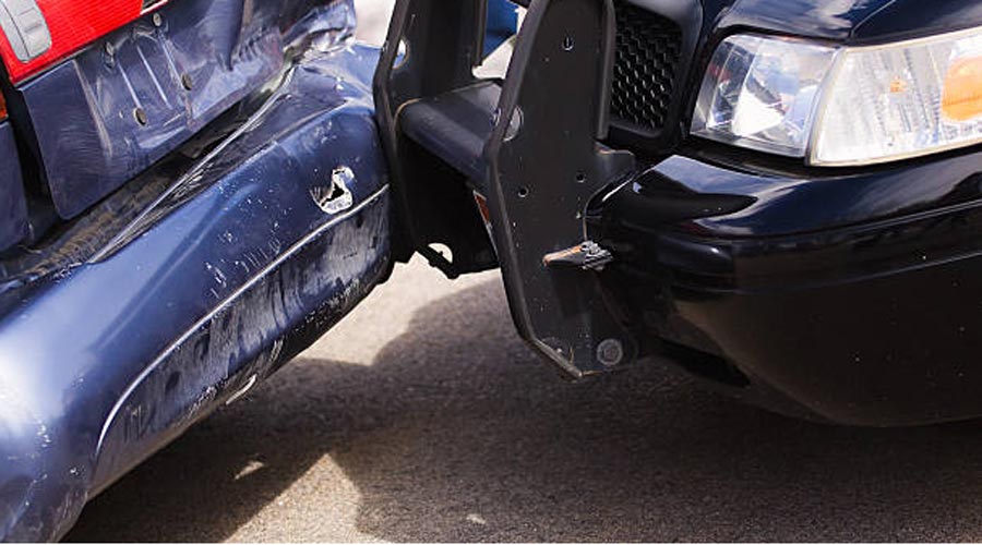 Accident entre 2 vehicles