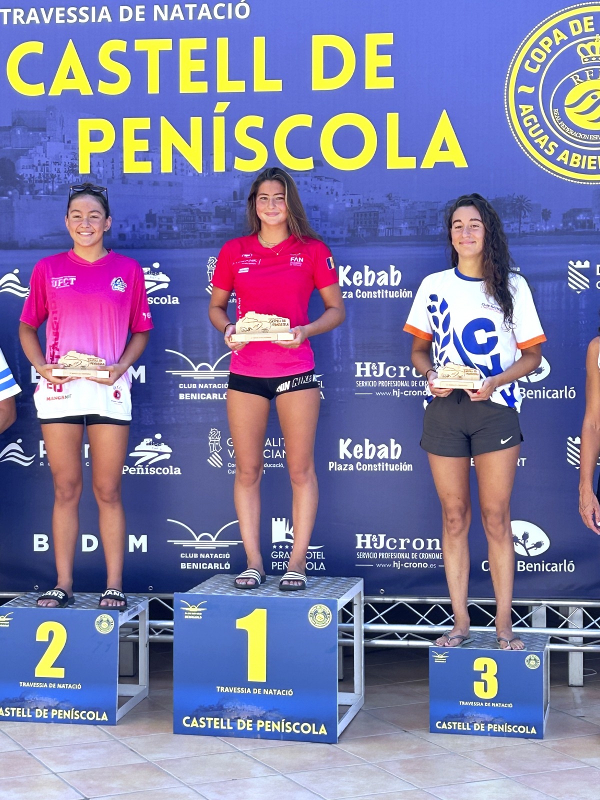 Alexandra Mejía, al lloc més alt del podi a Peñiscola.