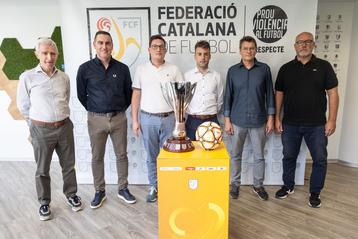 David Férriz va representar a l'FC Andorra al sorteig de les 'semis' de Copa Catalunya absoluta.