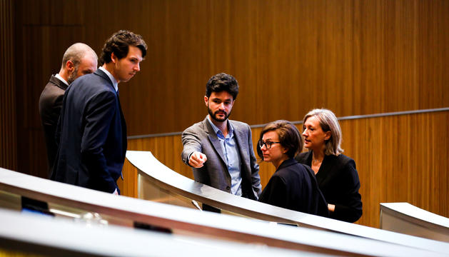 Els cinc membres de Concòrdia al Consell General.